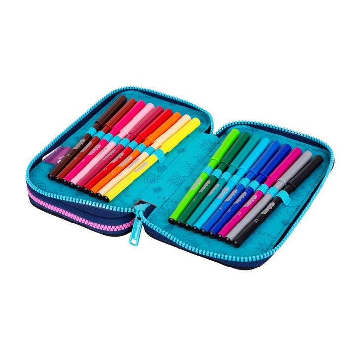 Valiză pentru creioane Coolpack, cu două compartimente, cu accesorii, Stitch, Jumper 2