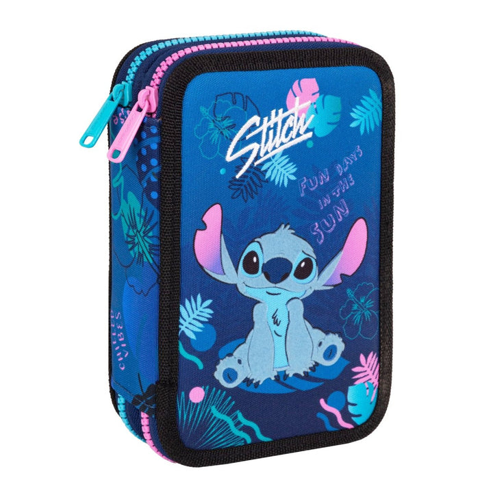 Valiză pentru creioane Coolpack, cu două compartimente, cu accesorii, Stitch, Jumper 2