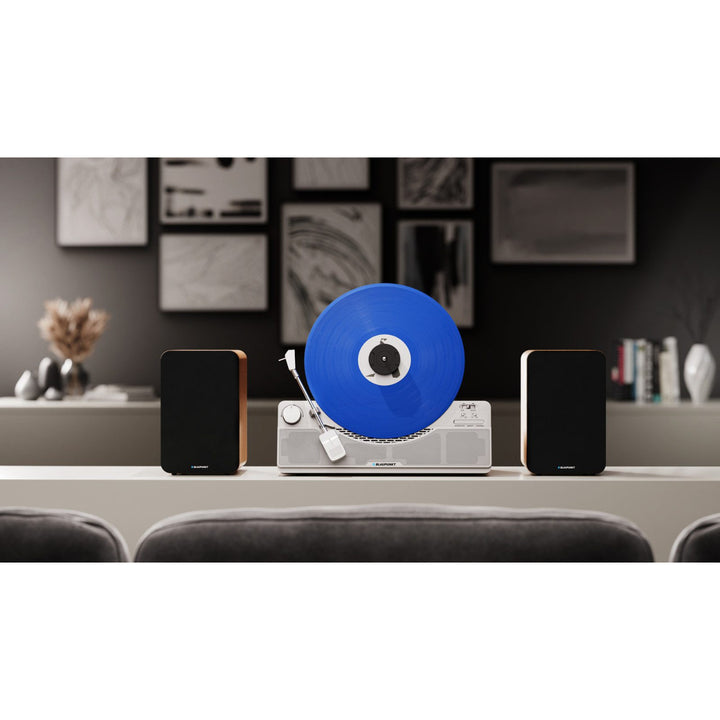 Blaupunkt Vertical Turntable, Bluetooth, 2x5W RMS, argintiu, VT100SL