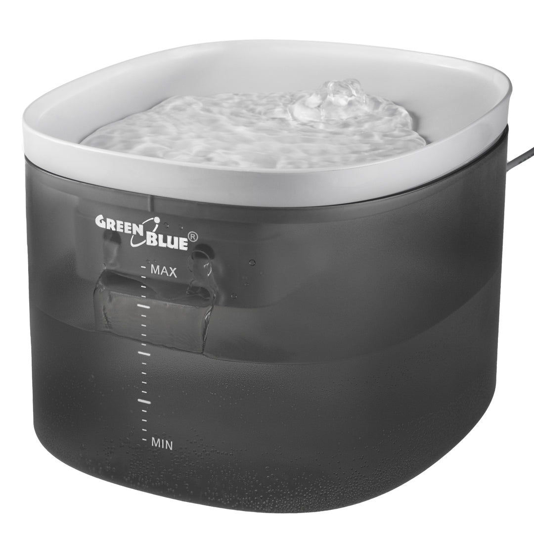 GreenBlue dozator automat de apă / băutură pentru animale, 3L, USB 5V1A, GB392 + 6 filtre de rezervă GB394