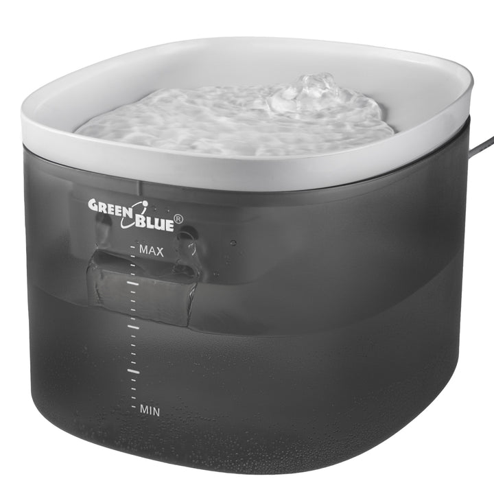 GreenBlue dozator automat de apă / băutură pentru animale, 3L, USB 5V1A, GB392 + 6 filtre de rezervă GB394