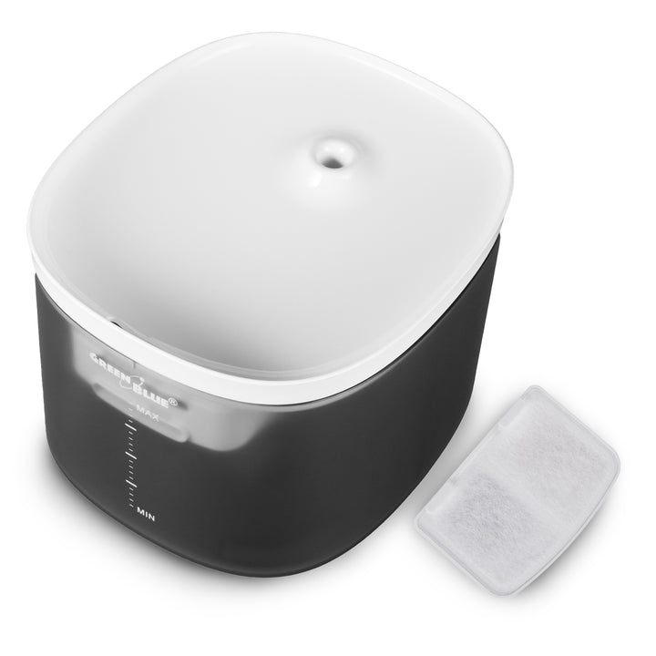 GreenBlue dozator automat de apă / băutură pentru animale, 3L, USB 5V1A, GB392 + 6 filtre de rezervă GB394
