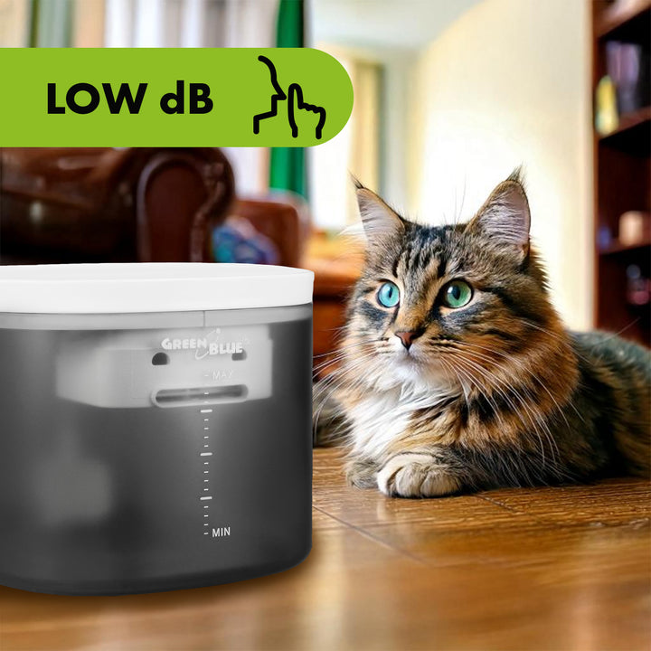 GreenBlue dozator automat de apă / băutură pentru animale, 3L, USB 5V1A, GB392 + 6 filtre de rezervă GB394