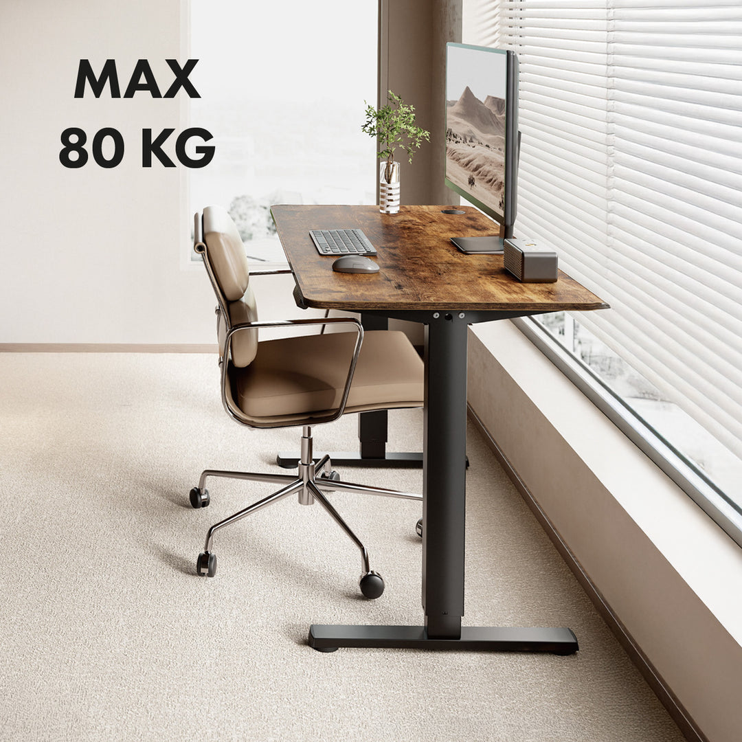Birou electric cu înălțime reglabilă Ergo Office, înălțime max. 1160mm, max - 80 kg, fără blat, negru, ER-400 B