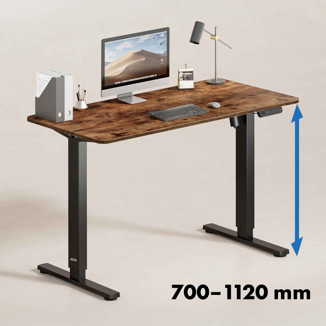 Birou electric cu înălțime reglabilă Ergo Office, înălțime max. 1160mm, max - 80 kg, fără blat, negru, ER-400 B