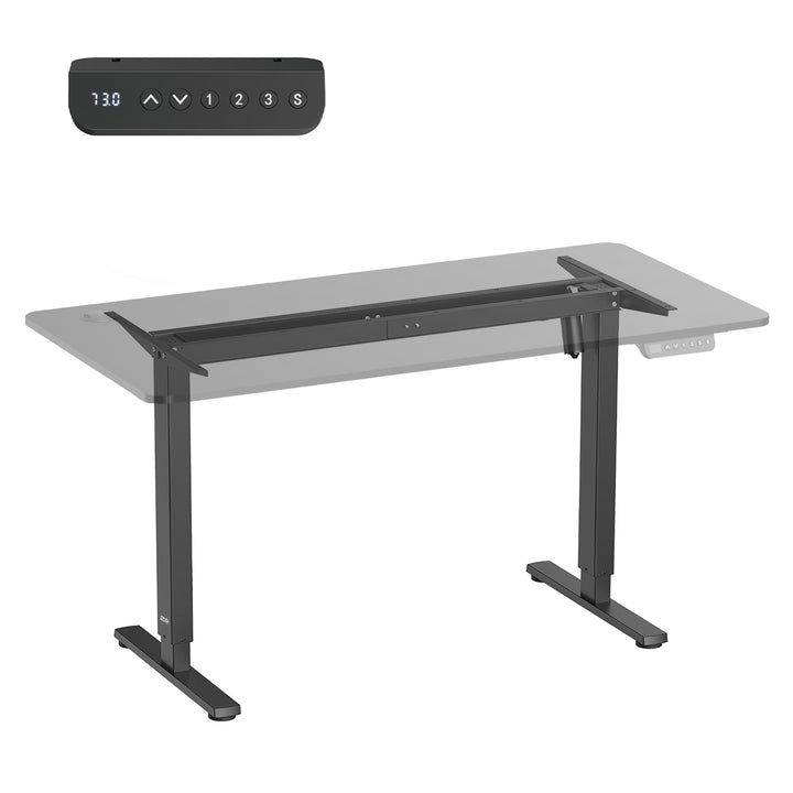 Birou electric cu înălțime reglabilă Ergo Office, înălțime max. 1160mm, max - 80 kg, fără blat, negru, ER-400 B