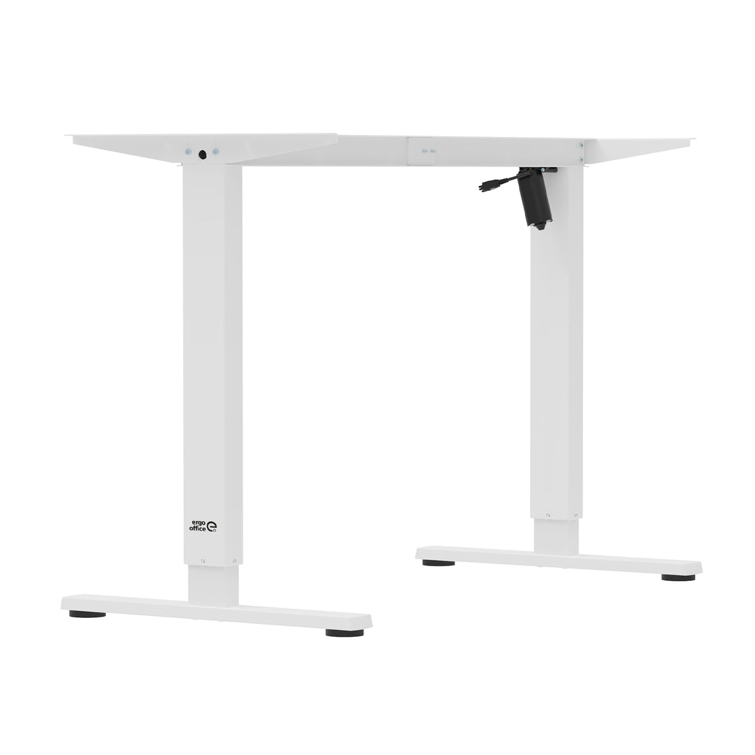 Birou electric cu înălțime reglabilă Ergo Office, înălțime max. 1160mm, max - 80 kg, fără blat, alb, ER-400 W