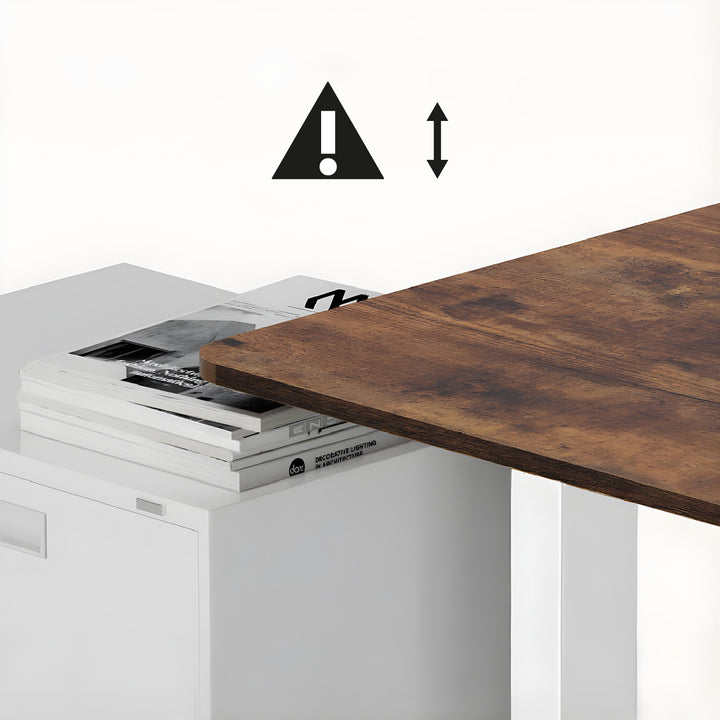 Birou electric cu înălțime reglabilă Ergo Office, înălțime max. 1160mm, max - 80 kg, fără blat, alb, ER-400 W