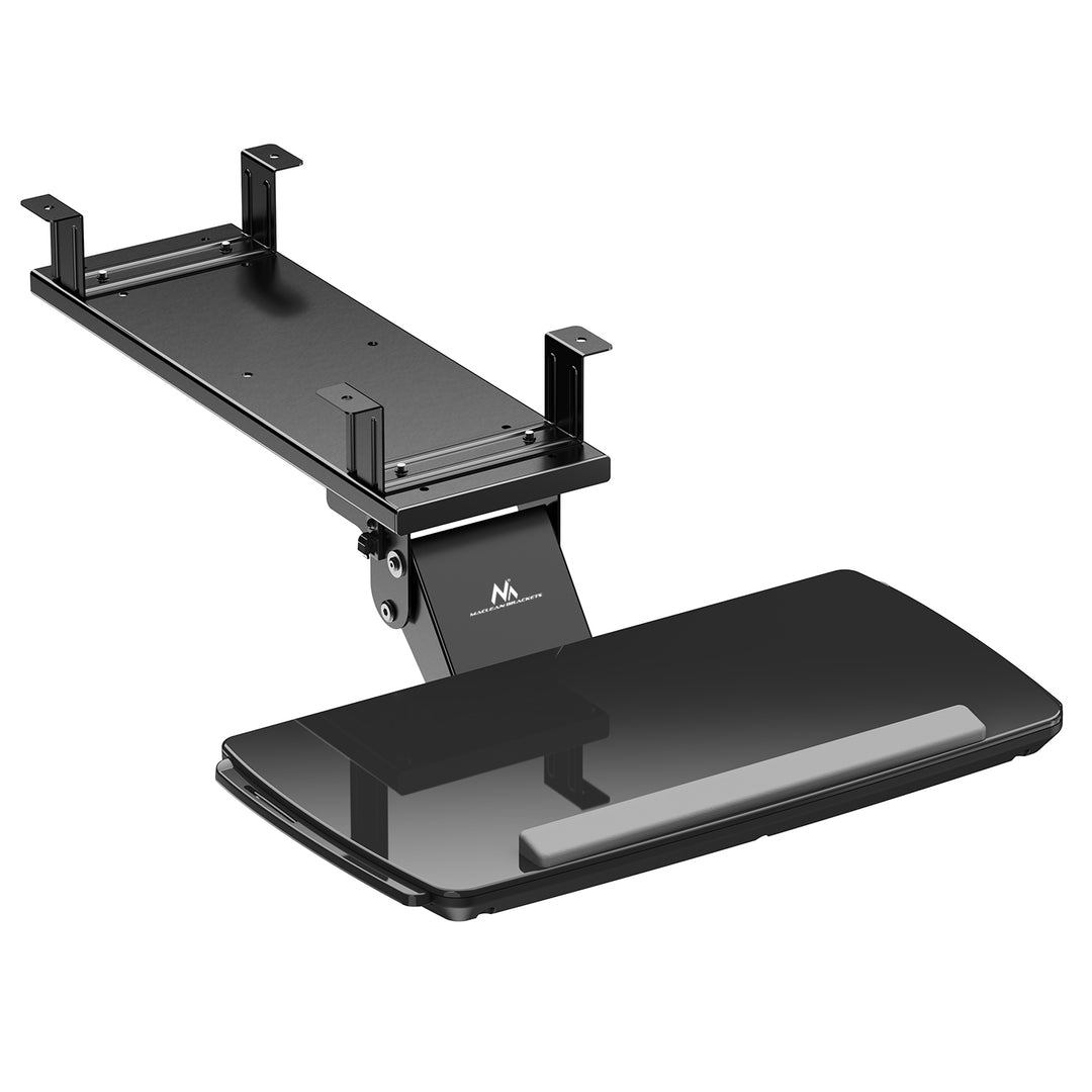 Suport tastatură Maclean sub birou, reglabil, max. 5kg, negru, MC-156 B