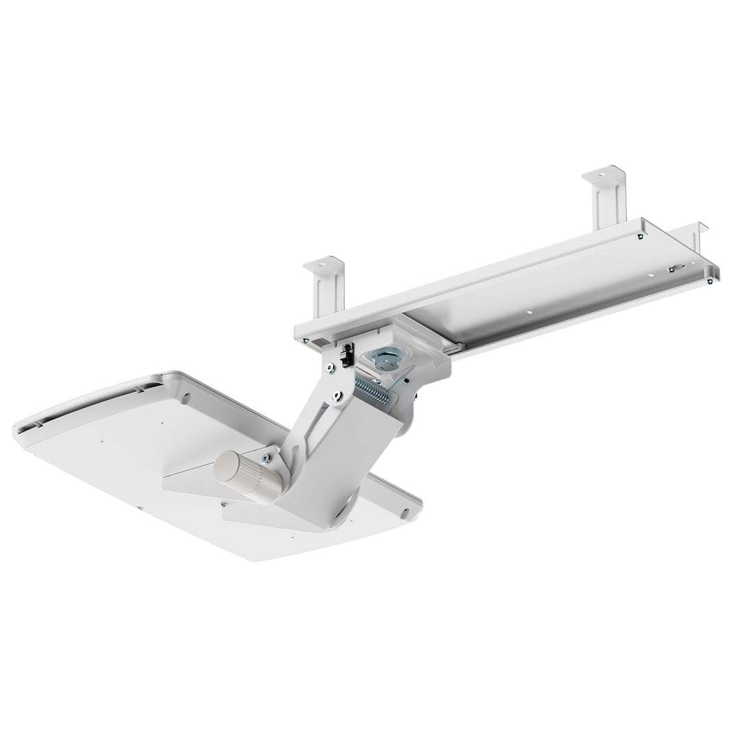 Suport tastatură sub birou Maclean, reglabil, max. 5kg, alb, MC-156 W