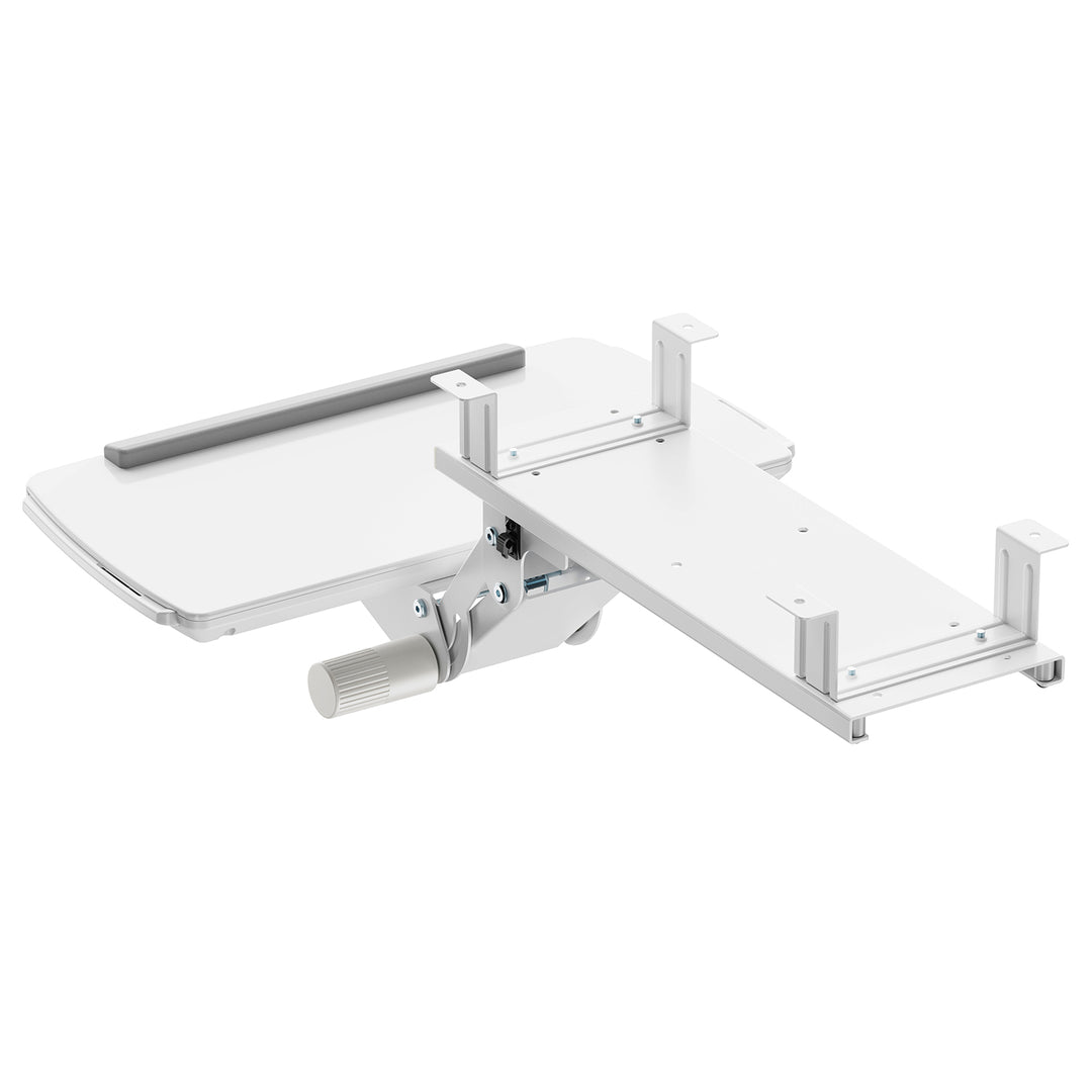 Suport tastatură sub birou Maclean, reglabil, max. 5kg, alb, MC-156 W