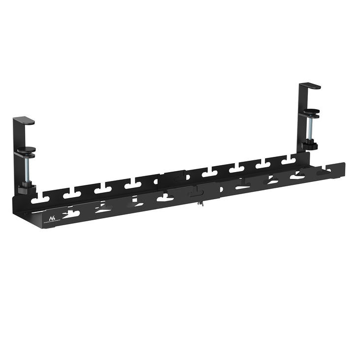 Maclean organizator de cabluri sub birou, sarcina max. 5kg, max. 728mm, negru, MC-103 B
