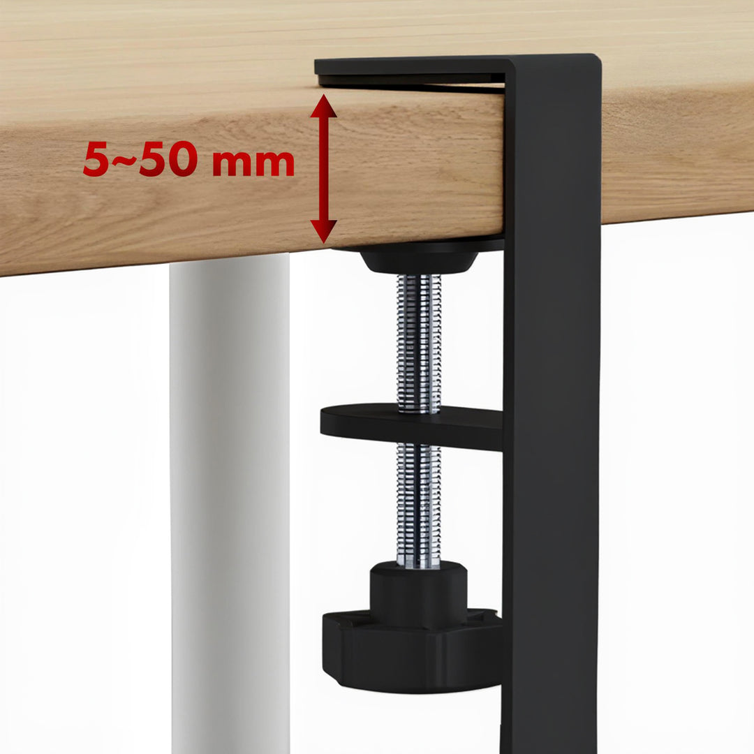 Maclean organizator de cabluri sub birou, sarcina max. 5kg, max. 728mm, negru, MC-103 B
