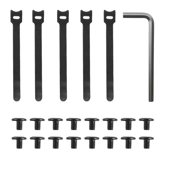 Maclean organizator de cabluri sub birou, sarcina max. 5kg, 2 nivele, negru, MC-104 B