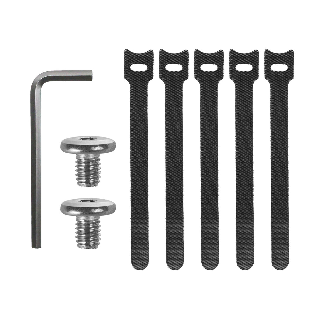 Maclean organizator de cabluri sub birou, încărcare max. 5 kg, alb, MC-105 W