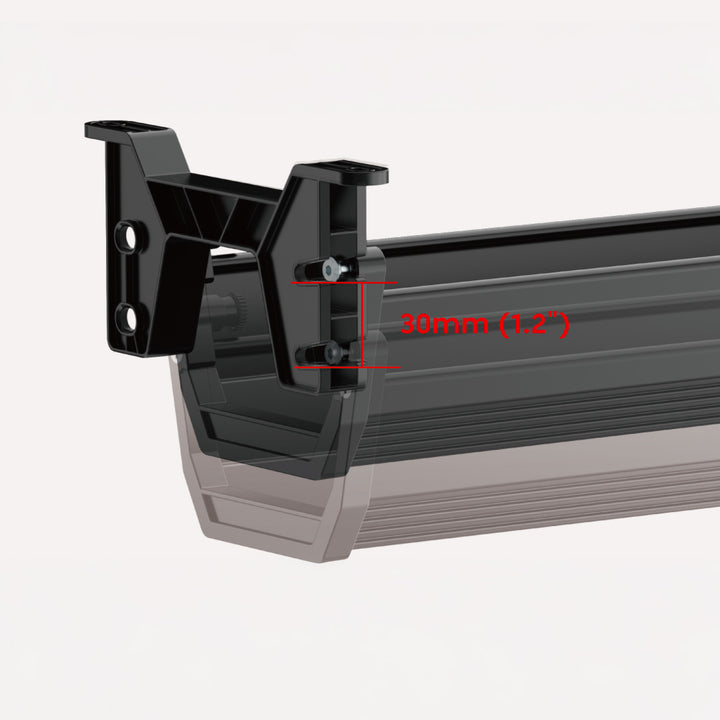 Maclean organizator de cabluri/extensiuni sub birou, încărcare max. 5 kg, negru, MC-106 B