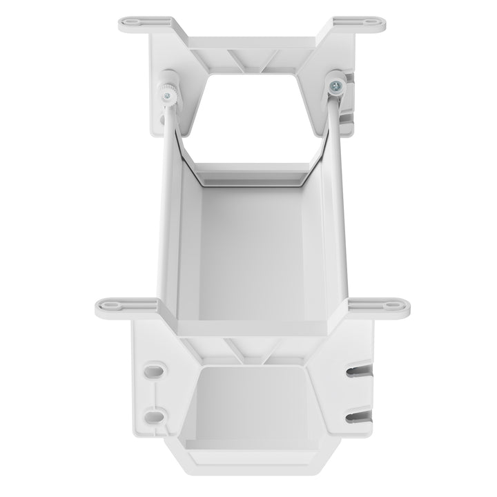 Maclean organizator de cabluri/extensiuni sub birou, încărcare max. 5 kg, alb, MC-106 W