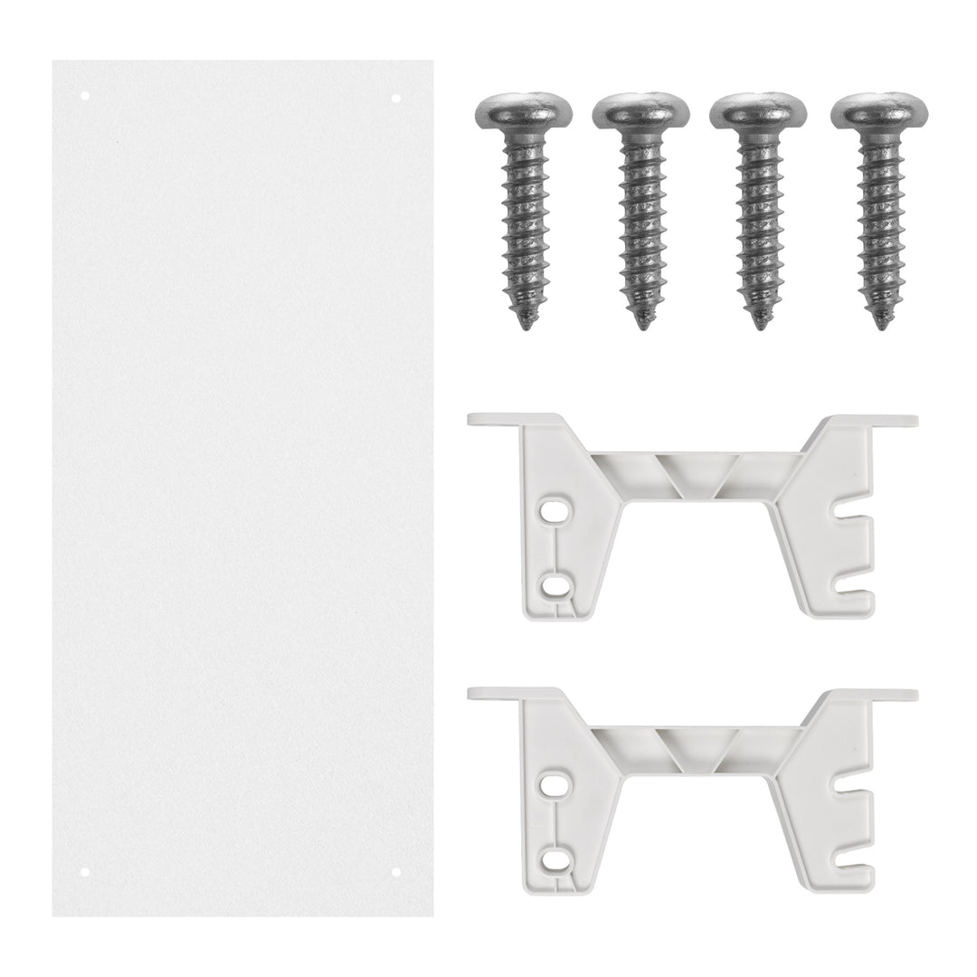 Maclean organizator de cabluri/extensiuni sub birou, încărcare max. 5 kg, alb, MC-106 W