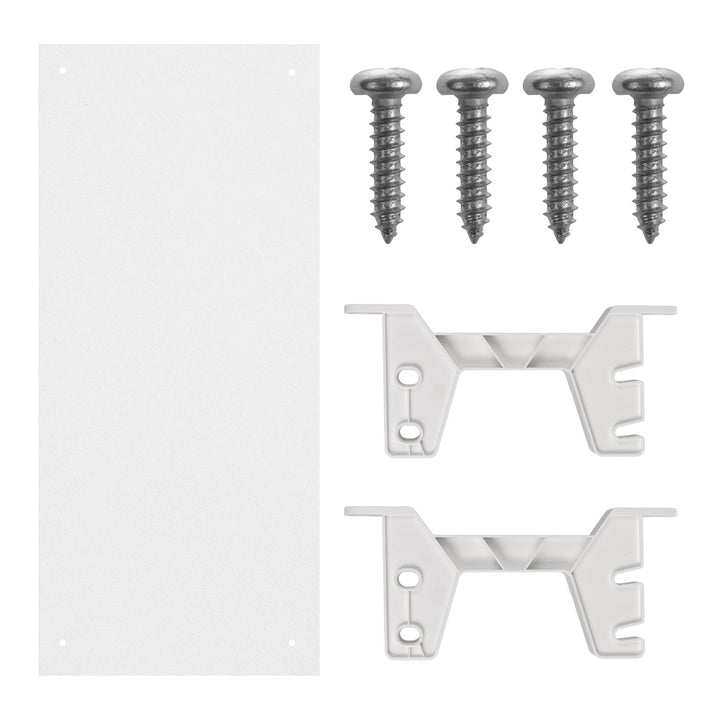 Maclean organizator de cabluri/extensiuni sub birou, încărcare max. 5 kg, alb, MC-106 W