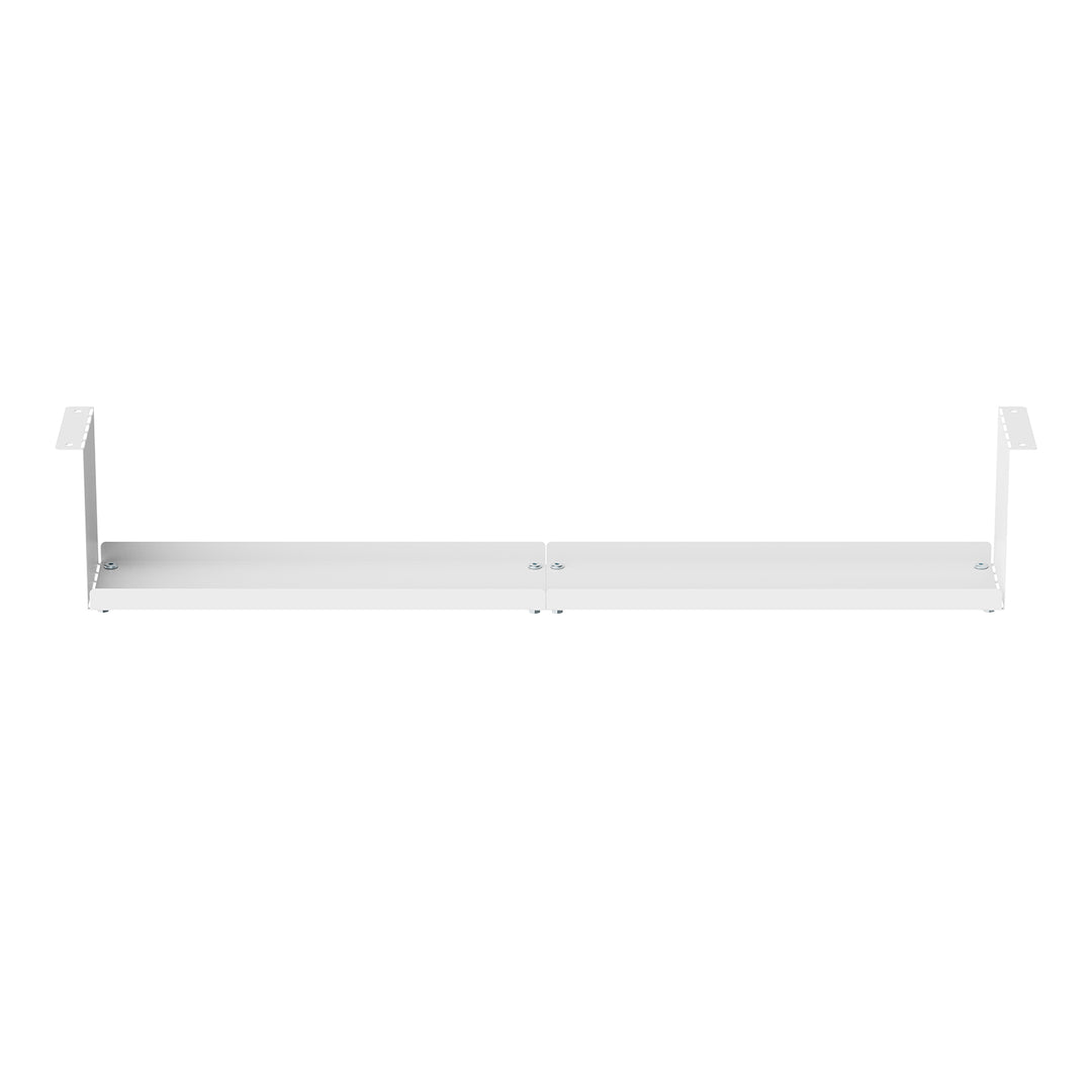 Maclean organizator compact de cabluri sub birou, sarcină max. 5 kg, alb, MC-107 W
