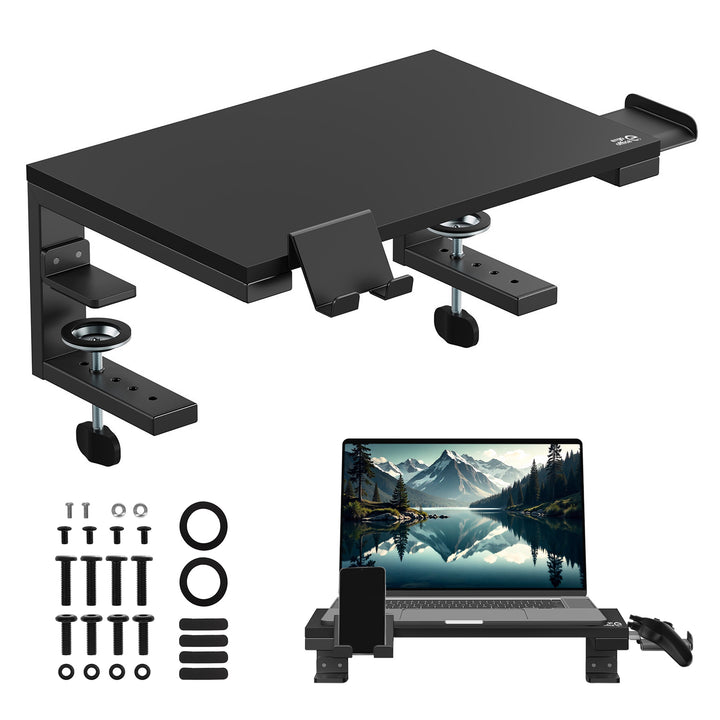 Suport laptop / monitor Ergo Office, sarcina max. 20kg, pentru diag. 13-32", negru, ER-303 B