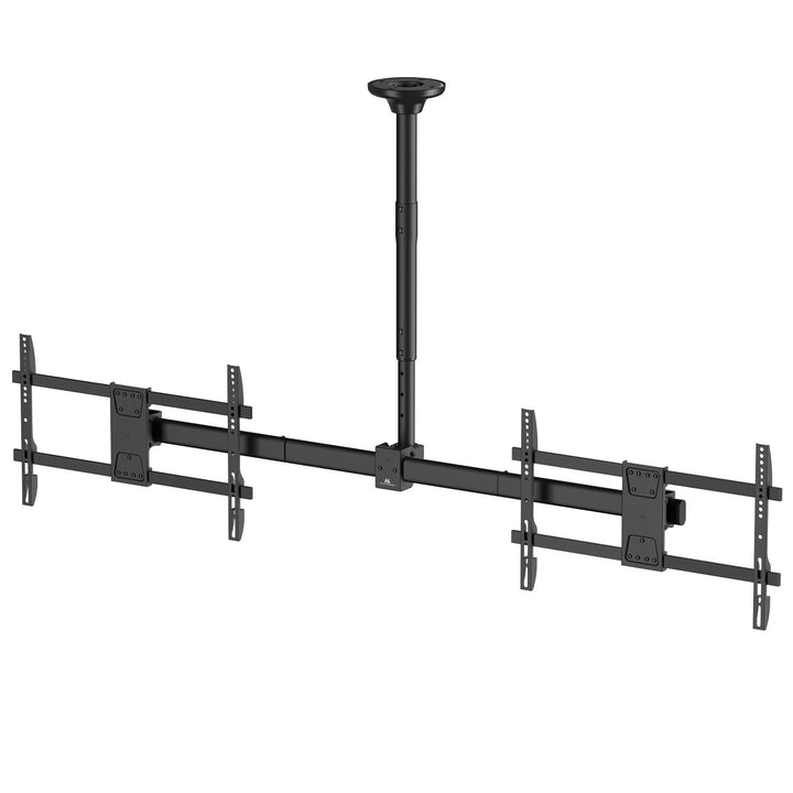 Suport plafon Maclean pentru două televizoare, sarcină max. 2x40kg, 34-60", VESA max 600x400, MC-111 B