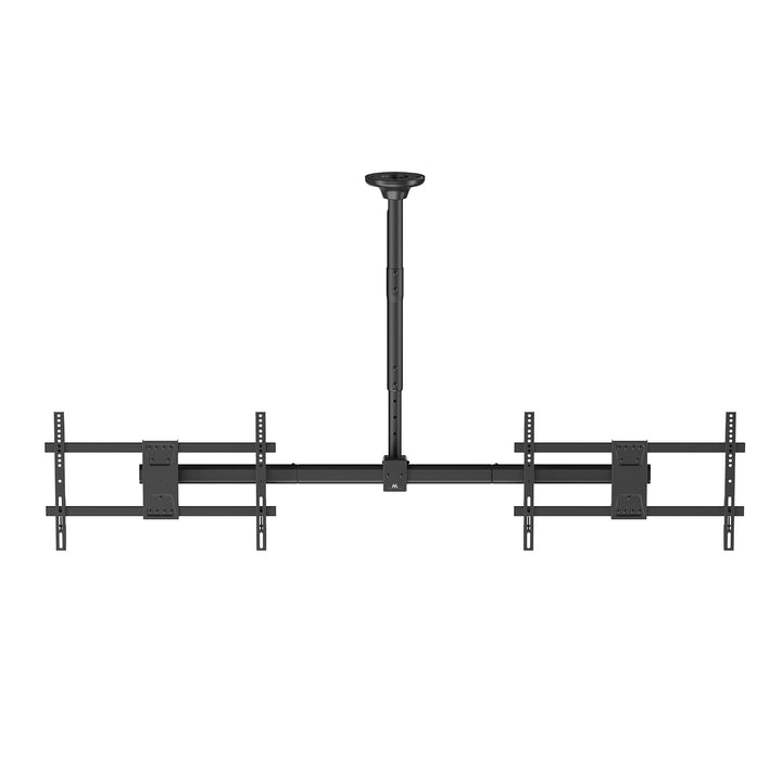 Suport plafon Maclean pentru două televizoare, sarcină max. 2x40kg, 34-60", VESA max 600x400, MC-111 B
