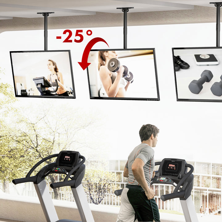 Suport de plafon pentru Maclean TV, sarcina max. 60kg, 43-86", max VESA 600x400, MC-112 B