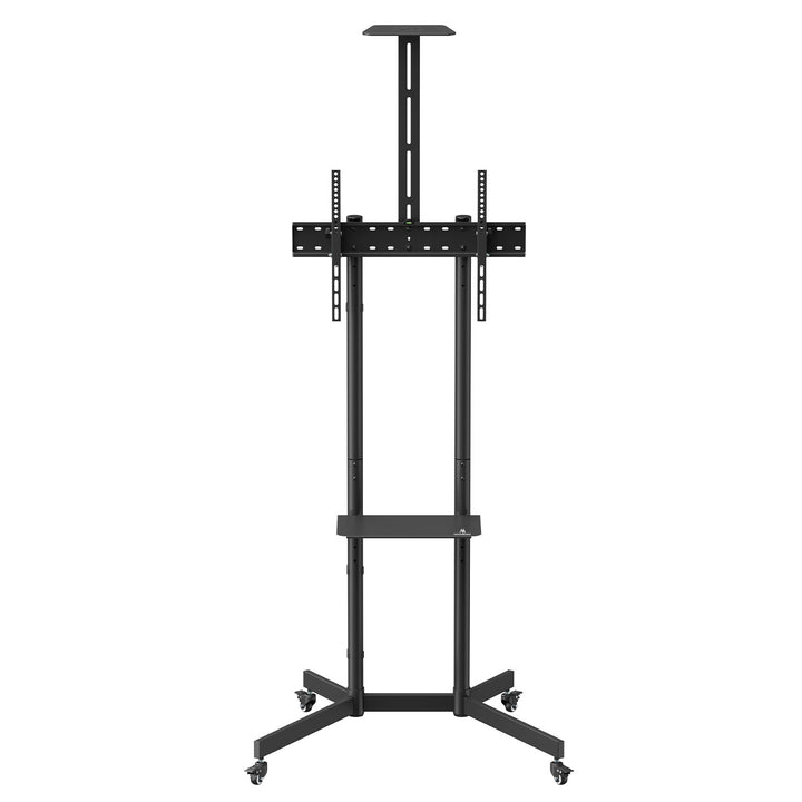 Maclean TV stand / cărucior, raft cameră, pe roți, 37-70", încărcare max. 45kg/5kg raft, max. VESA 600x400, MC-113 B