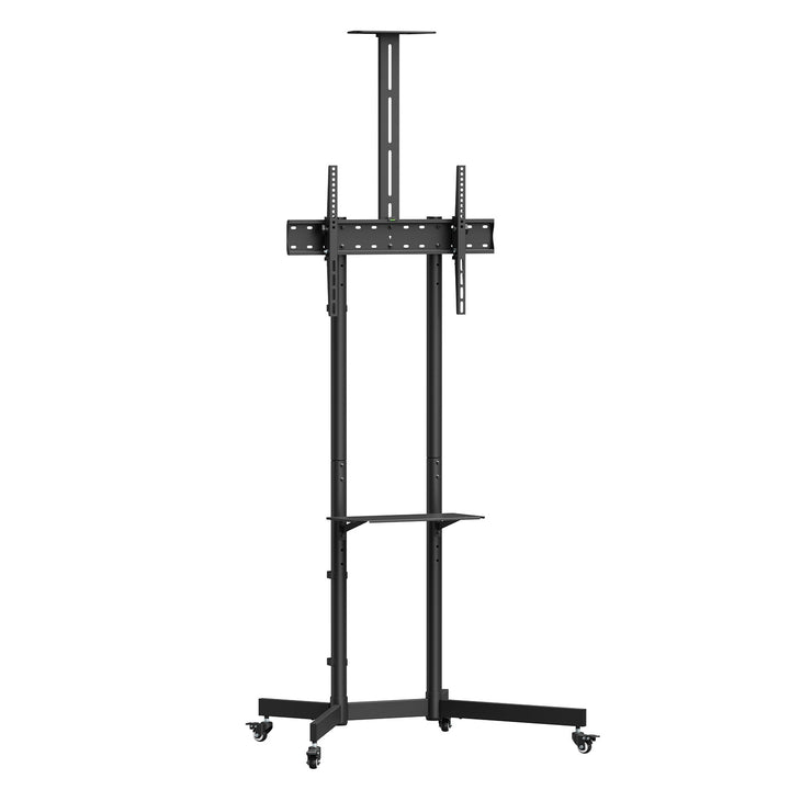 Maclean TV stand / cărucior, raft cameră, pe roți, 37-70", încărcare max. 45kg/5kg raft, max. VESA 600x400, MC-113 B