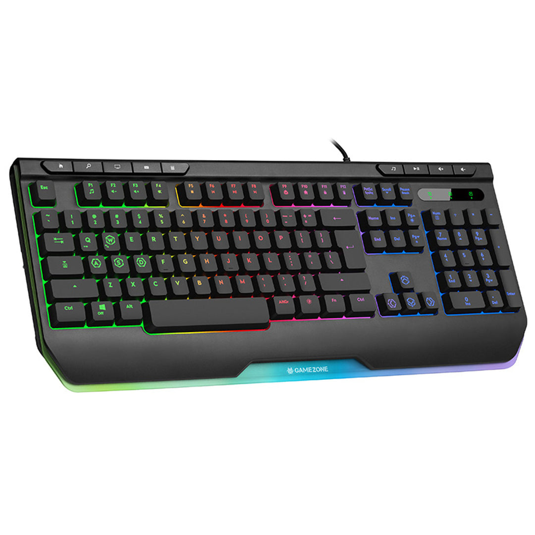 Tastatură de gaming Tracer, retroiluminare RGB, USB, GAMEZONE RAY X USB