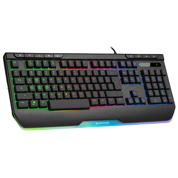 Tastatură de gaming Tracer, retroiluminare RGB, USB, GAMEZONE RAY X USB
