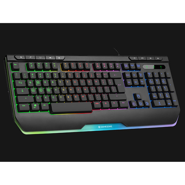 Tastatură de gaming Tracer, retroiluminare RGB, USB, GAMEZONE RAY X USB