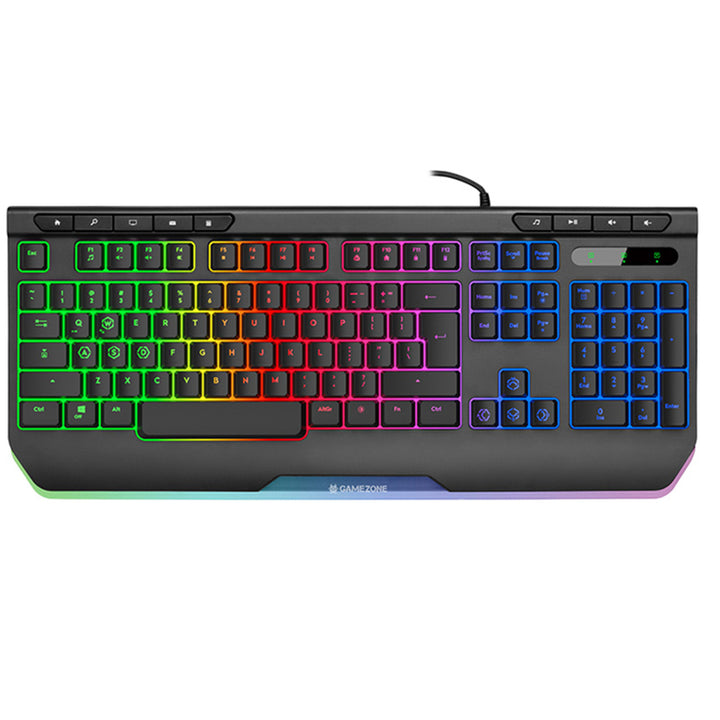 Tastatură de gaming Tracer, retroiluminare RGB, USB, GAMEZONE RAY X USB