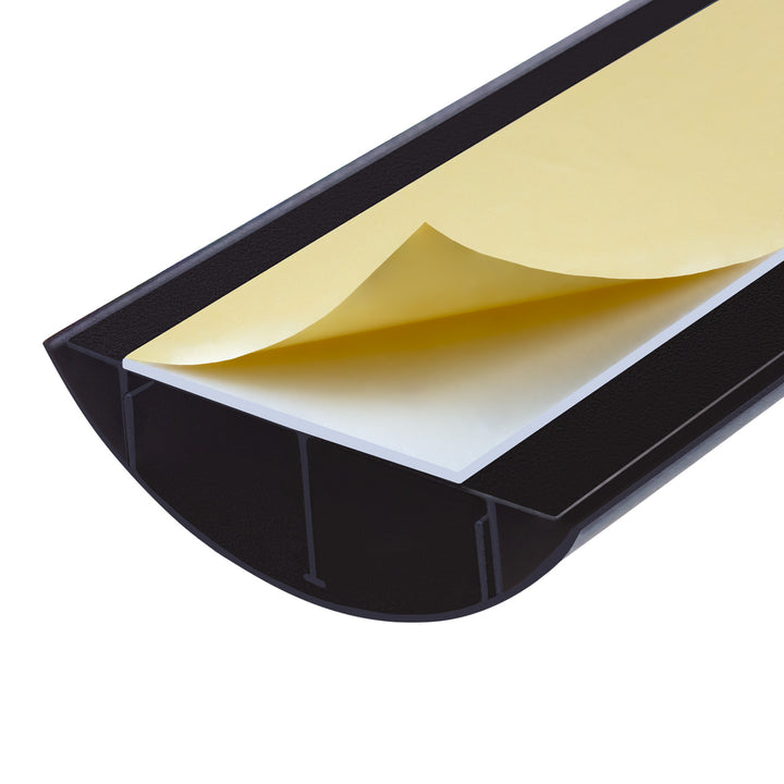 Bandă de acoperire a cablurilor Maclean din aluminiu, 62x20x750mm, negru, MC-814 B