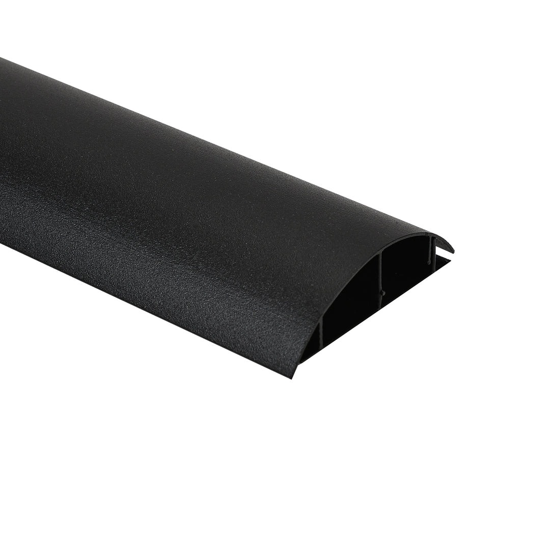Bandă de acoperire a cablurilor Maclean din aluminiu, 62x20x750mm, negru, MC-814 B
