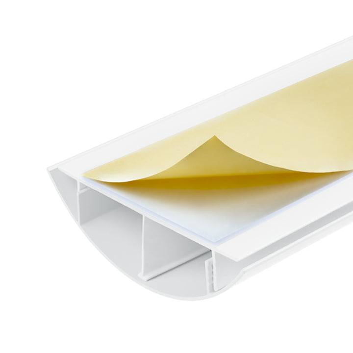Bandă de acoperire a cablurilor Maclean din aluminiu, 62x20x750mm, alb, MC-814 W