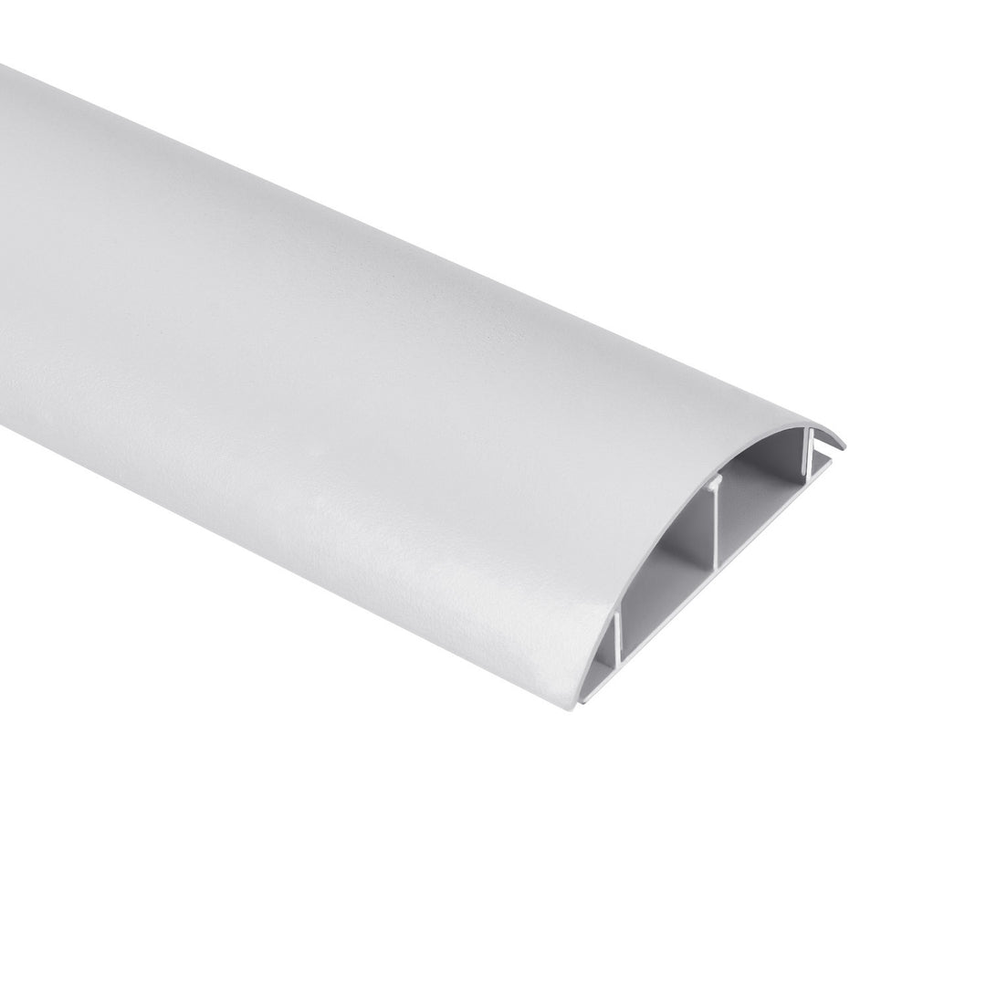 Bandă de acoperire a cablurilor Maclean din aluminiu, 62x20x750mm, argintiu, MC-814 S