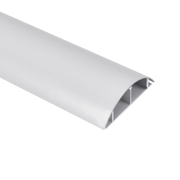Bandă de acoperire a cablurilor Maclean din aluminiu, 62x20x750mm, argintiu, MC-814 S