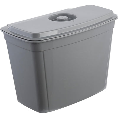 Cos de gunoi suspendabil Keeeper Milan, 27 x 16.3 x 19 cm, 4 L, gri