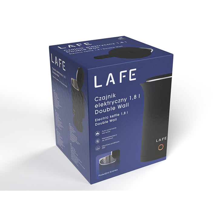 Fierbător electric Lafe, perete dublu, 1800W 1.8L, perete dublu