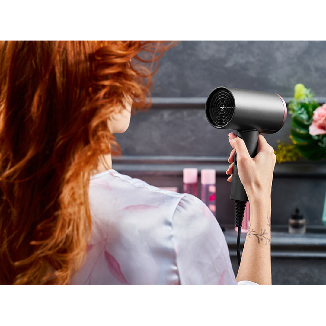 Uscător de păr Lafe, 2200W, ionizare, 2 nivele, Sleek și Shine