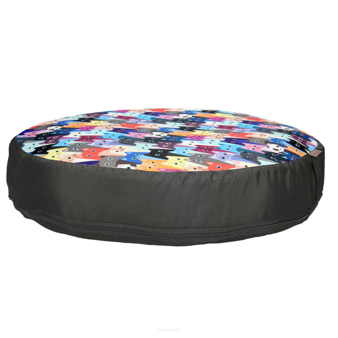 Pat pentru pisici Bertoni, inserție pelete, diametru 50cm, model miau, EE130