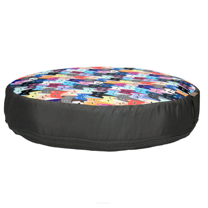 Pat pentru pisici Bertoni, inserție pelete, diametru 50cm, model miau, EE130