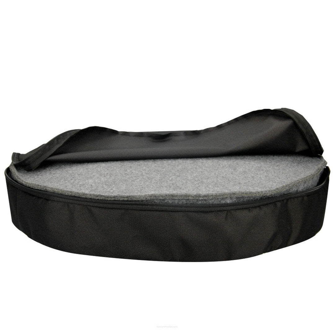 Pat pentru pisici Bertoni, inserție pelete, diametru 50cm, model miau, EE130