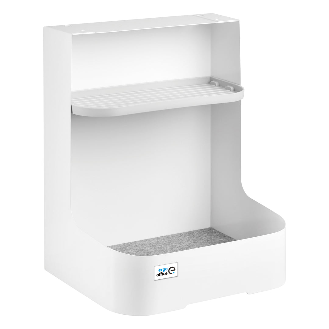 Organizator de birou cu sertar Ergo Office, alb, max. 10kg, ER-440 + Organizator de birou pentru ustensile ER-442