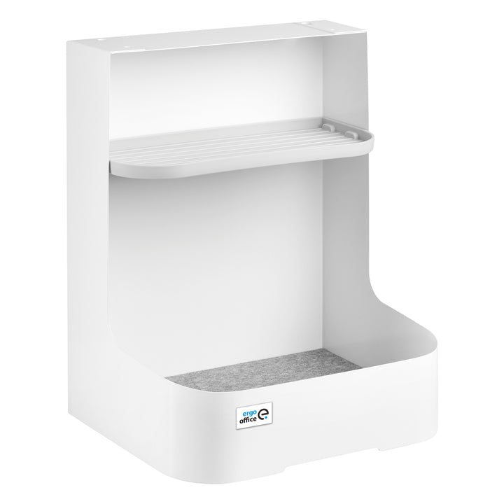 Organizator de birou cu sertar Ergo Office, alb, max. 10kg, ER-440 + Organizator de birou pentru ustensile ER-442