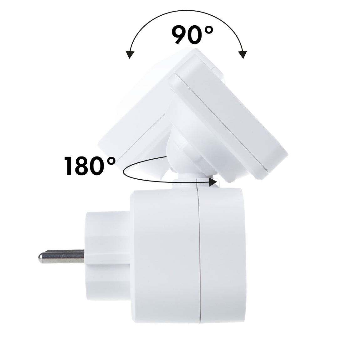 Set 2 prize contoare de energie GreenBlue GB615E, 3680W, 16A, alb