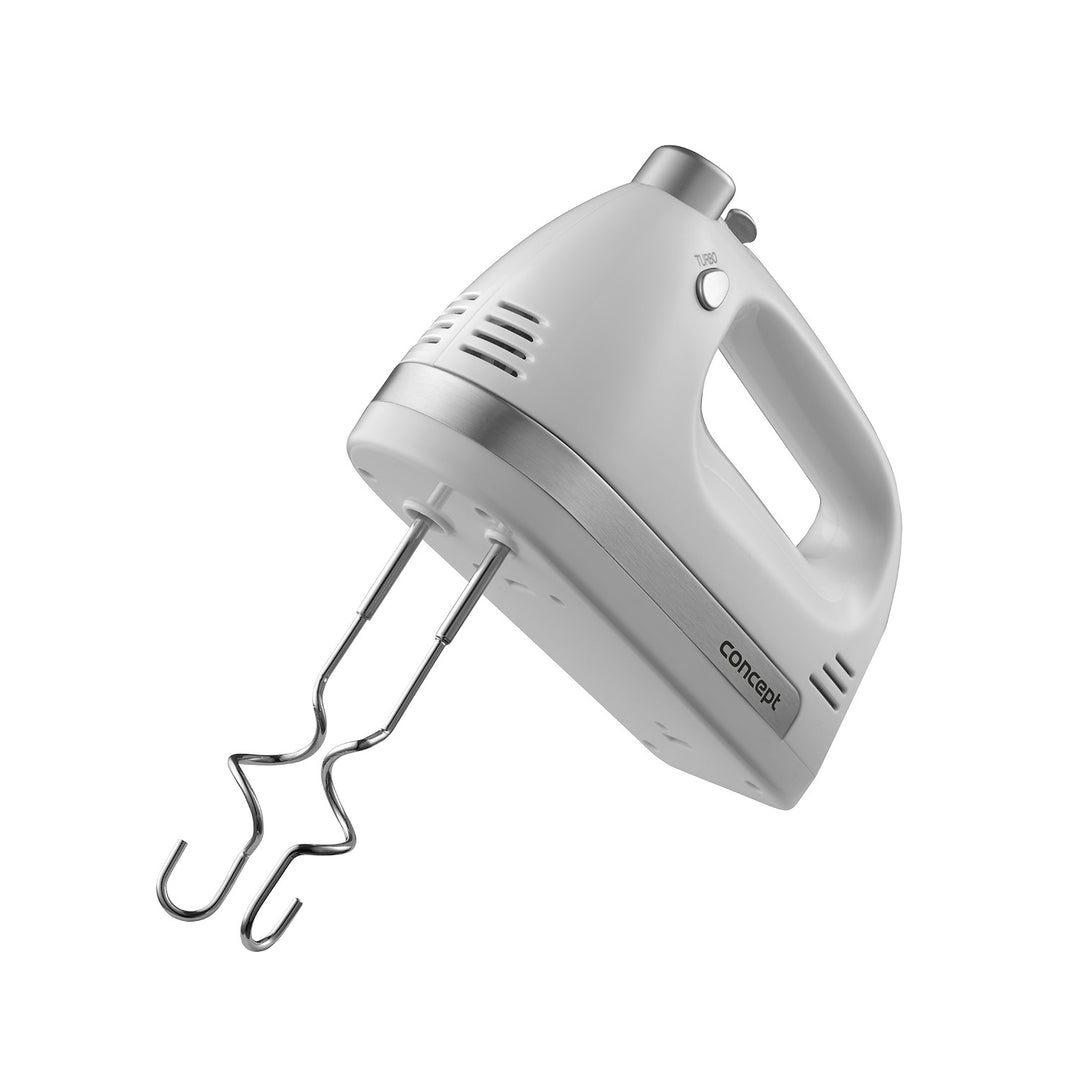 Mixer manual Concept, 5 viteze, funcție Turbo, 500 W, alb, SR3390