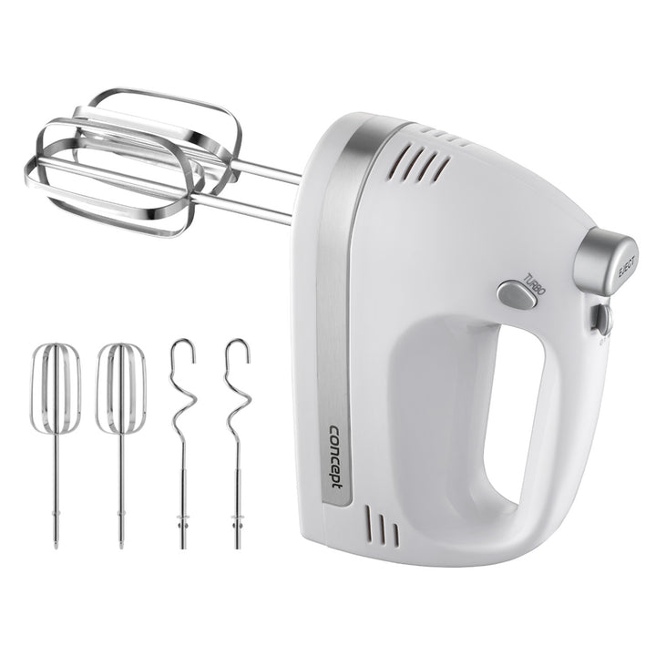 Mixer manual Concept, 5 viteze, funcție Turbo, 500 W, alb, SR3390
